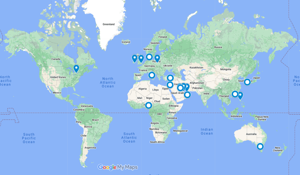 World Map | Philippines | WJ Group Groundwater
