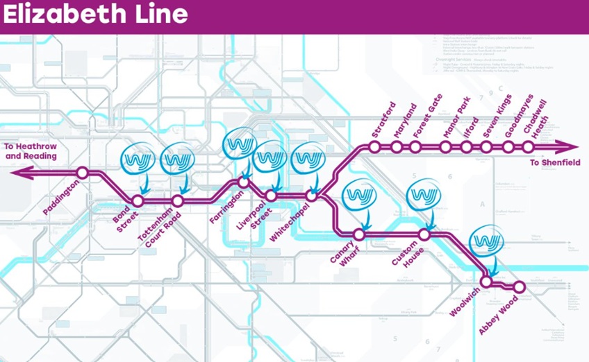Map | Crossrail (Elizabeth Line)
