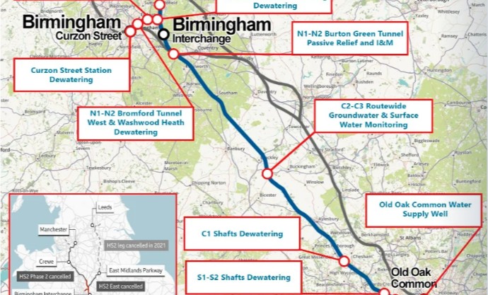MAP | HIGH SPEED 2 (HS2): TRANSFORMING UK RAIL – WJ’S ROLE IN A LANDMARK PROJECT
