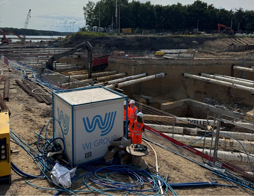 WJ Group at a construction site | Groundwater Management